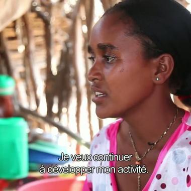 Voir la vidéo de Meskerem sur le bord du Nil (Ethiopie)