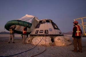 La capsule Starliner de Boeing de retour aux Etats-Unis sur un semi-échec