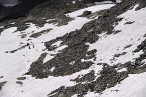 La mystérieuse neige rose d’un glacier des Alpes italiennes 