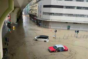 Des pluies historiques à Hong Kong